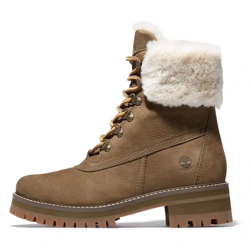 TIMBERLAND WOMEN'S COURMAYEUR VALLEY 6-INCH WATERPROOF FAUX-FUR BOOTS